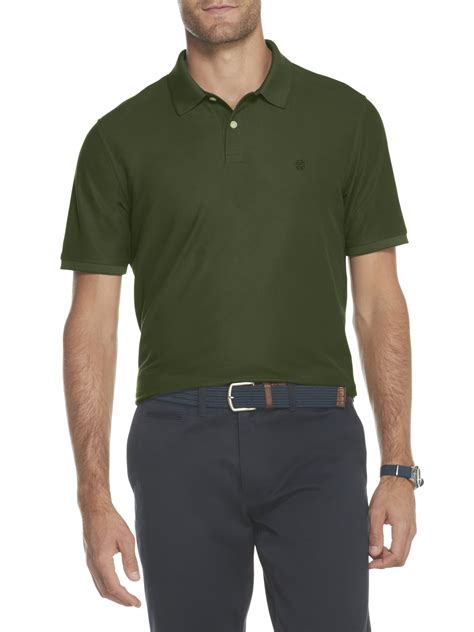 Izod Men S Advantage Performance Comfort Stretch Solid Polo Shirt