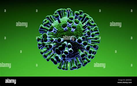 Illustration Of A Virus Cell Stock Photo Alamy