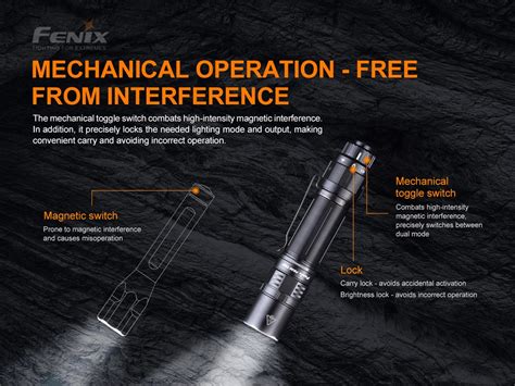 Fenix Pd Tac Lumen Tactical Flashlight With Usb C Rechargeable