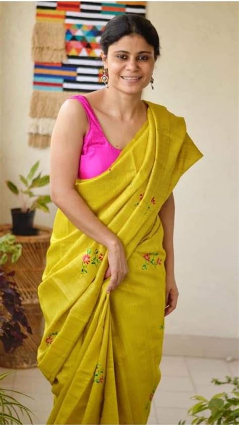 Yellow Pure Tussar Ghicha Silk Sarees Add To Cart Get 15 Extra Disco