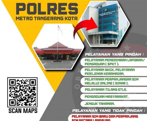 SPKT Polres Metro Tangerang Kota Pindah Ke Gedung Baru Per 15 Januari