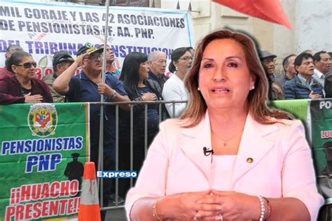 Dina Boluarte no cumple con aumento de pensiones militares y policías