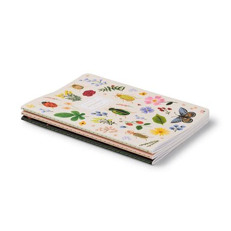 Pack 3 Libretas Cosidas Curio Rifle Paper Pepa Paper