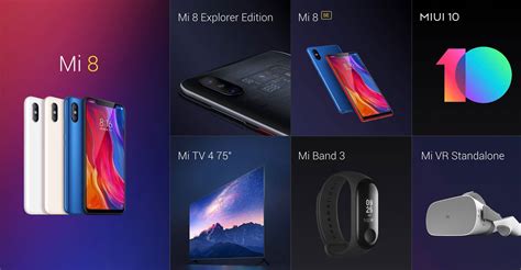 Xiaomi Launches 8 Anniversary Products Including The Flagship Mi 8