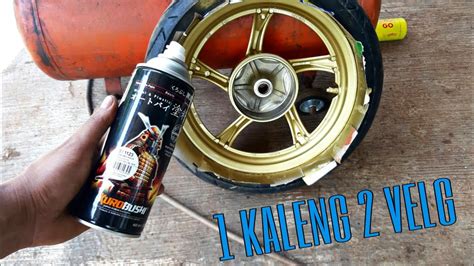 Repaint Velg Mio J Sparkling Gold Samurai Paint Dan Cara Lepas Roda