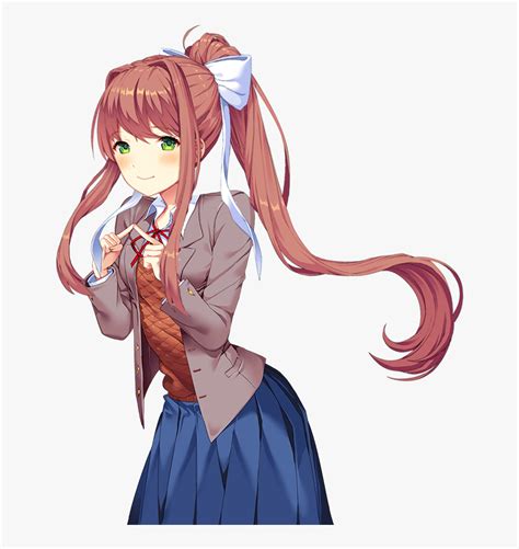 The Best 18 Monika Ddlc No Background Ah Background