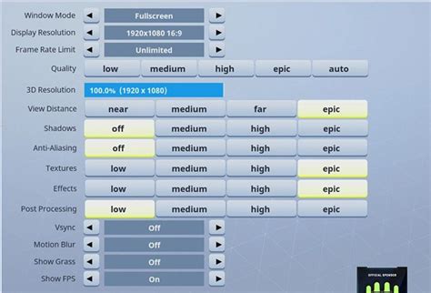 Ninja Fortnite Settings Keybinds Config Setup Sensitivity And Gear