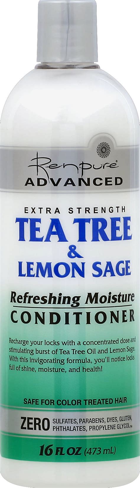 Renpure Advanced Extra Strength Tea Tree And Lemon Sage Refreshing Moisture Conditioner 16 Fl Oz