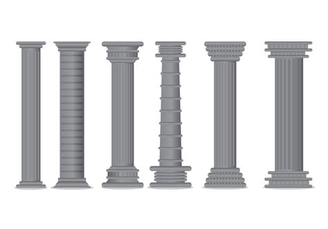 Roman Pillar Vector 119454 Vector Art at Vecteezy