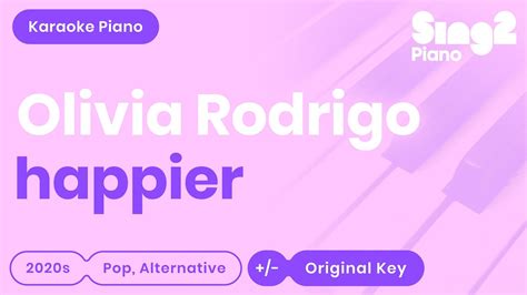 Olivia Rodrigo - happier Chords - Chordify