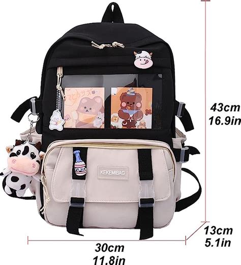 Kawaii Rugzak Met Kawaii Hanger En Accessoires Leuke Boekentas Mooie Rugzak Bol