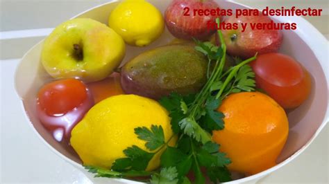 C Mo Desinfectar Frutas Y Verduras M Todos Para Eliminar Pesticidas