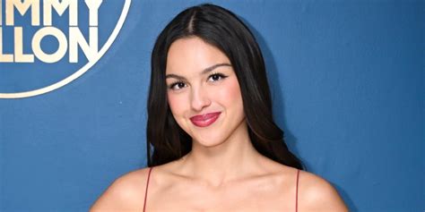 Olivia Rodrigo Is Red Hot In A Plunging Lace Up Leather Mini Dress