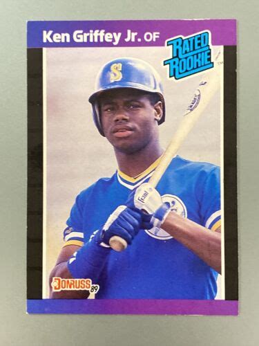 Donruss Card Ken Griffey Jr Rookie Seattle Mariners Hof Ebay