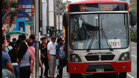 Corredor Rojo Usuarios Pueden Viajar Desde Hoy En Dos Servicios Con Un