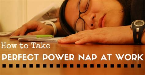 How To Take The Perfect Power Nap At Work Wisestep