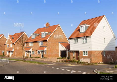 New Build Homes In The St Michael S Hurst Housing Estate Development