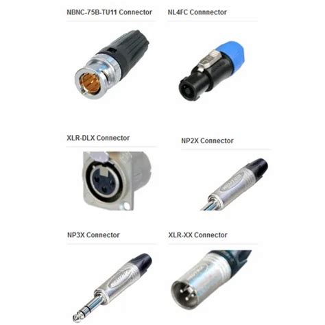 Neutrik Connectors at best price in Mumbai by PAARTH KABLE CONNECT ...
