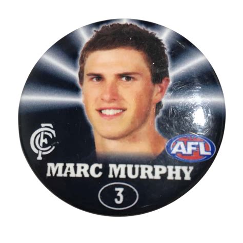 Carlton AFL Marc Murphy Badge (s)