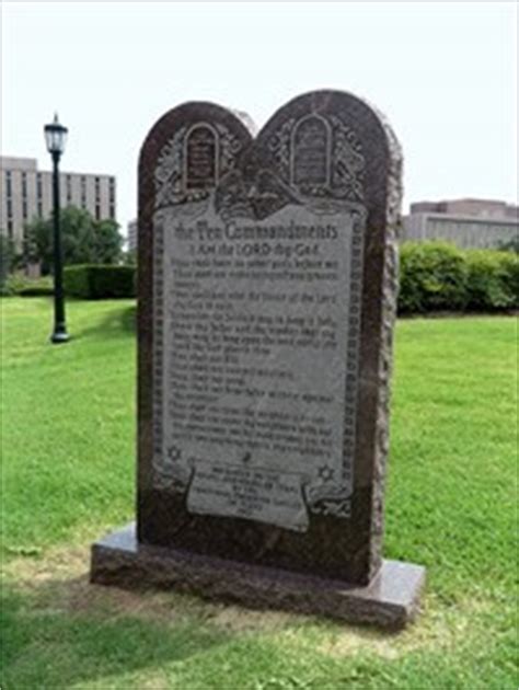 Texas State Capitol's Ten Commandments Monument - Austin, TX - News ...