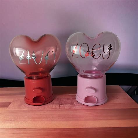 Personalized Candy Dispensers, Custom Candy Dispenser, Valentine's Day ...