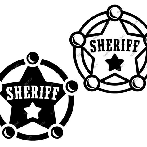 Sheriff Badge Svg Sheriff Badge Badge Sheriff