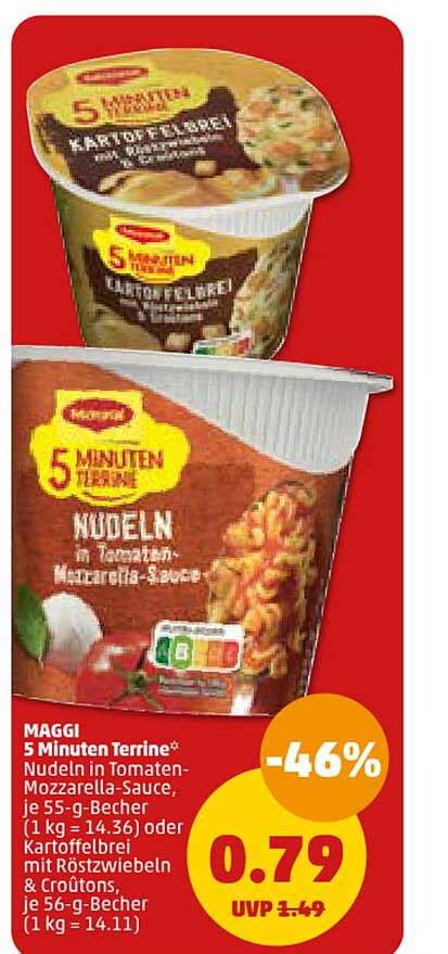 Maggi Minuten Terrine Angebot Bei Penny Prospekte De