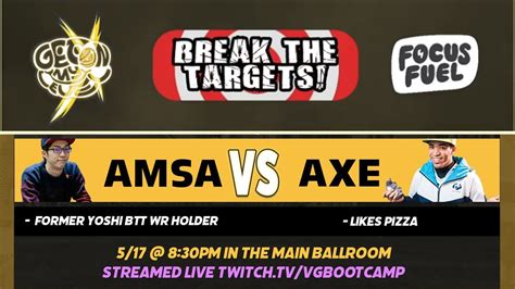 GOML X Break The Targets Race Axe Vs AMSa Smash Melee SSBM YouTube