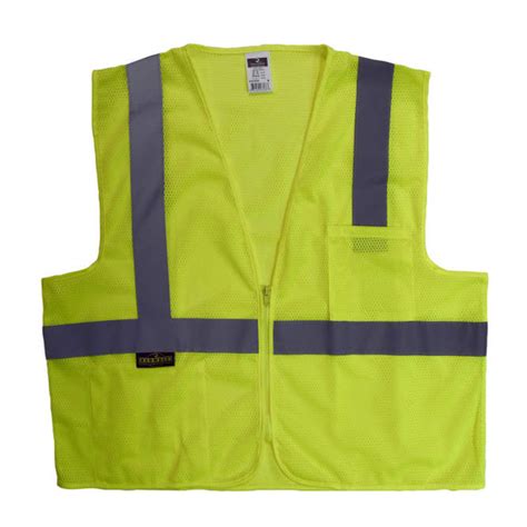 Radians Sv2z Economy Type R Class 2 Mesh Safety Vest With Zipper Gme Supply