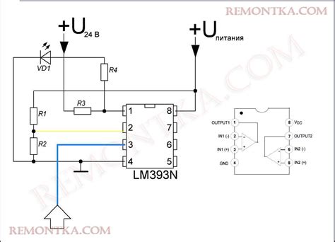 LM393: схема включения, аналоги компаратора и datasheet - РЕМОНТКА