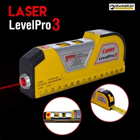 Buy 1 Get 1 Free Laser Level Pro 3 Multi function laser Level Measuring ...