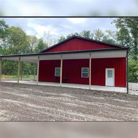 40x60 Pole Barn | Pole barn builders, Post frame building, Pole barn