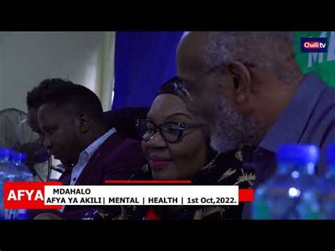 Mdahalo Wa Afya Ya Akili Ejaz Bhalloo Mental Health Tanzania St