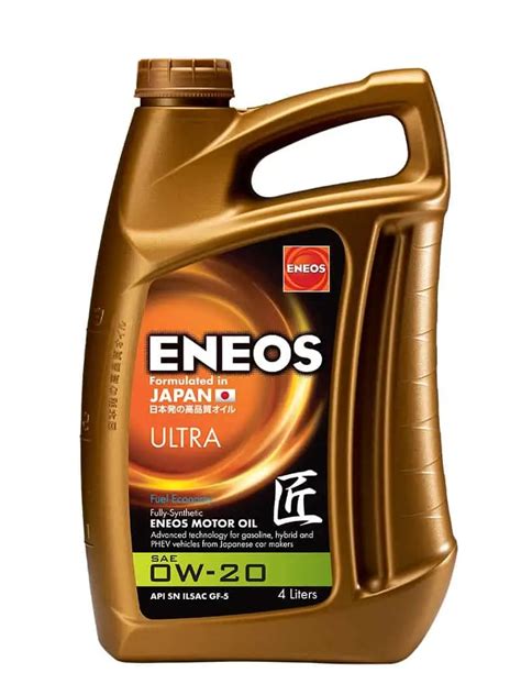 Масло ENEOS ULTRA 0W20 4L ️ Maslata.bg