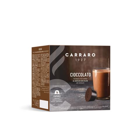 Cioccolato 16 capsule compatibili Dolce Gusto Caffè Carraro