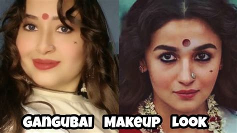 Alia Bhatt Gangubai Inspired Makeup Look Gangubai Makeup Tutorial