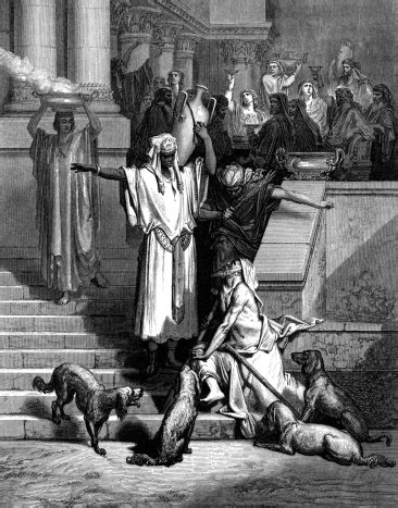 Lazarus The Beggar Stock Illustration - Download Image Now - iStock 