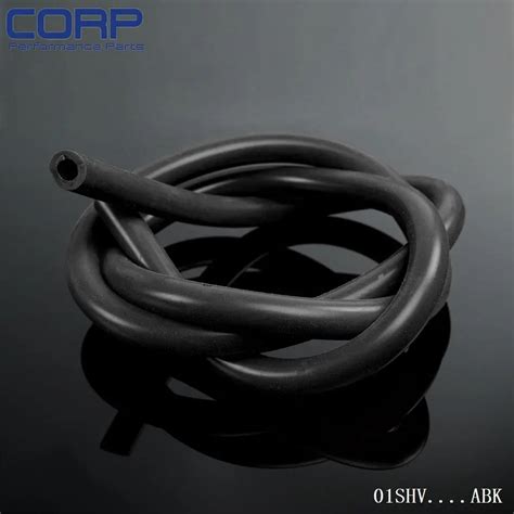 Free Shipping 5 Mm Silicone Vacuum Tube Hose Silicone Tubing Black 1