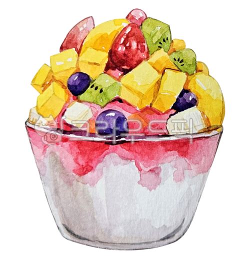 빙수, 여름, 시원한, 과일, ice, 사진,이미지,일러스트,캘리그라피 - 예소나봄작가