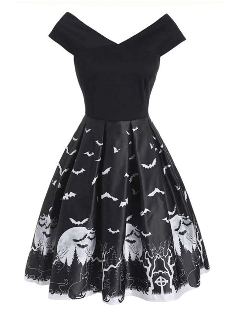 Black 1950s halloween costume dress – Artofit