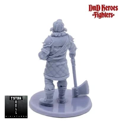 Male Firbolg Fighter Dnd Heroes D Print Resin Simtasia