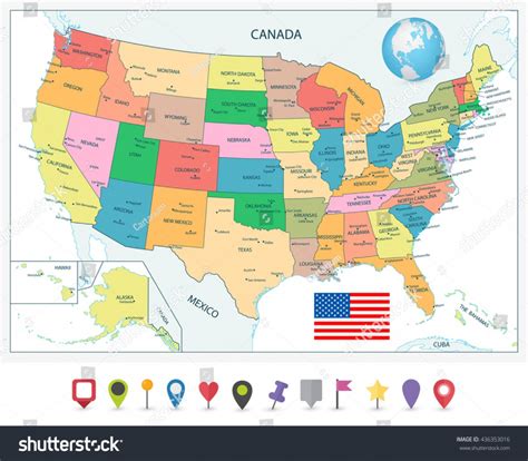 United States Including Alaska And Hawaii Map - Printable Map