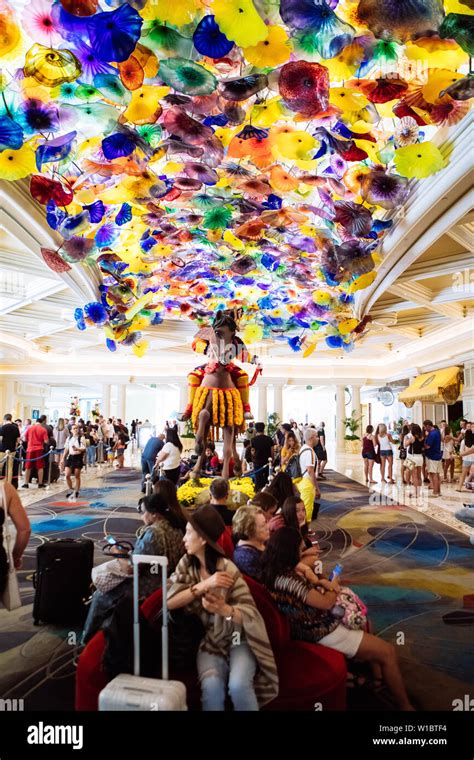 Bellagio hotel lobby ceiling hi-res stock photography and images - Alamy