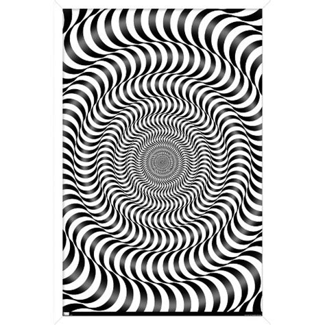 Trends International Zebra Stripe Optical Illusion Framed Wall Poster ...