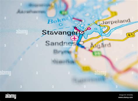 Map of stavanger hi-res stock photography and images - Alamy