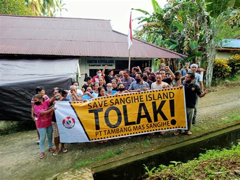 Tolak Tambang Emas Warga Sangihe Geruduk Kesdm Dan Kedubes Kanada