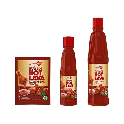 Jual Saos Sambal Delisaos Hot Lava Mamasuka Ml Pedas Richeese Indonesia Shopee Indonesia