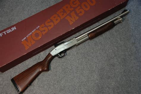 【やや傷や汚れあり】マルシン モスバーグ M500 マリーナリミテッド Mossberg M500 Mariner Limited 木製