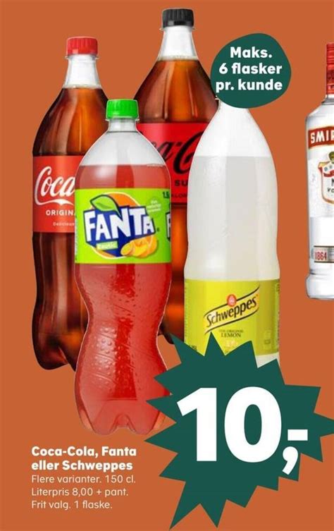 Coca Cola Fanta Eller Schweppes Tilbud Hos Kvickly