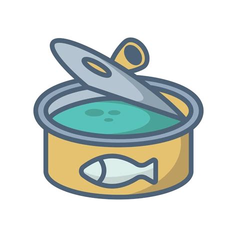 Premium Vector Canned Fish Icon Vector On Trendy Design